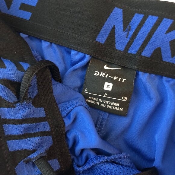 Nike Dri-Fit Mens Hybrid Training Blue Athletic Shorts Drawstring S - Picture 3 of 5